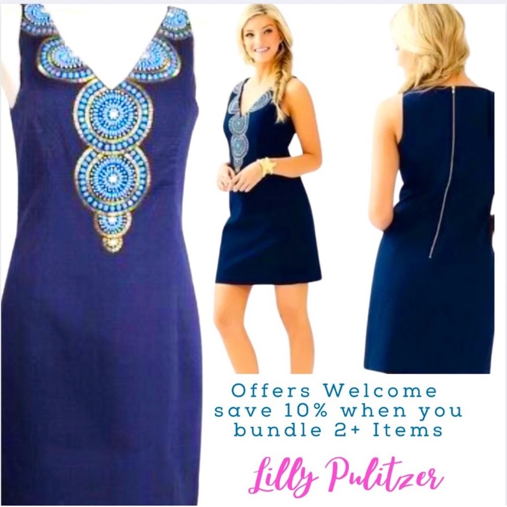 Lilly Pulitzer Navy shift